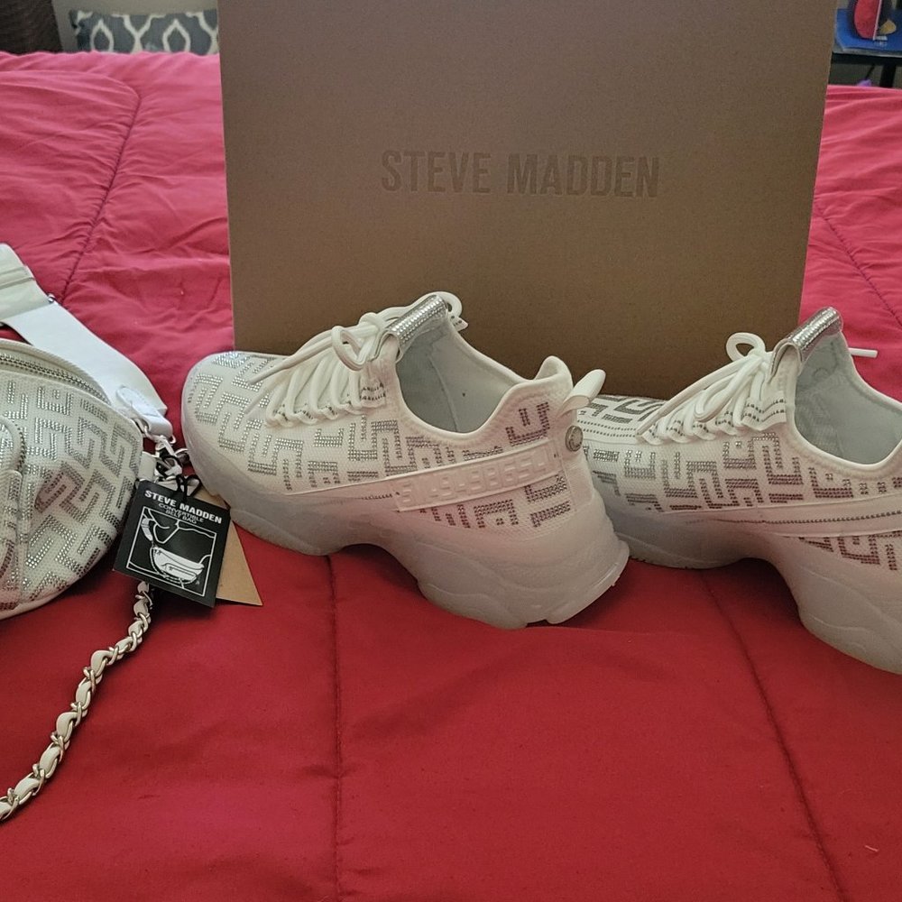 Tennis shoes and crossbody